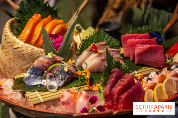 Pink Koï Paris - restaurant japonais -  sashimis