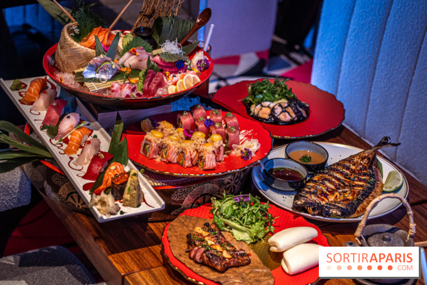 Pink Koï Paris - restaurant japonais -  table 