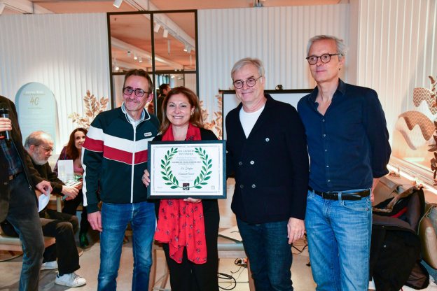 Les Lauriers du Cinéma 2025 - Fabrice Leclerc Irene Muscari Emmanuel Courcol Marc Bordure copyright Laurent Benhamou