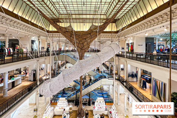 Le La Serpent, l'exposition gratuite, monumentale et immersive d'Ernesto Neto au Bon Marché Rive Gauche