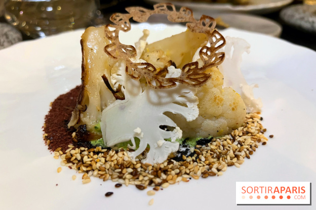 Campelli - Chou-fleur rôti, tahini, sésame