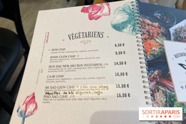 Chez An - Au coin du Vietnam, restaurant vietnamien du 14e à Paris - carte - menu