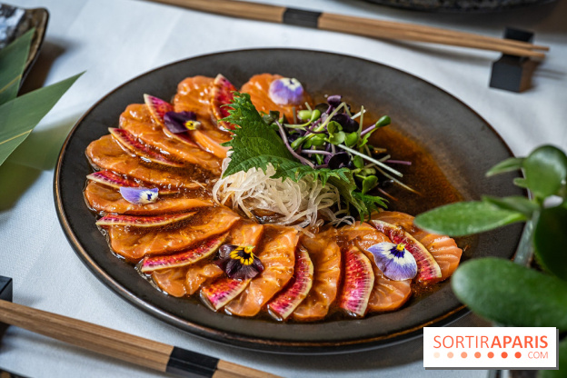 Hokusai - restaurant japonais fusion - Paris 16e - les photos  -  Saumon Tiradito