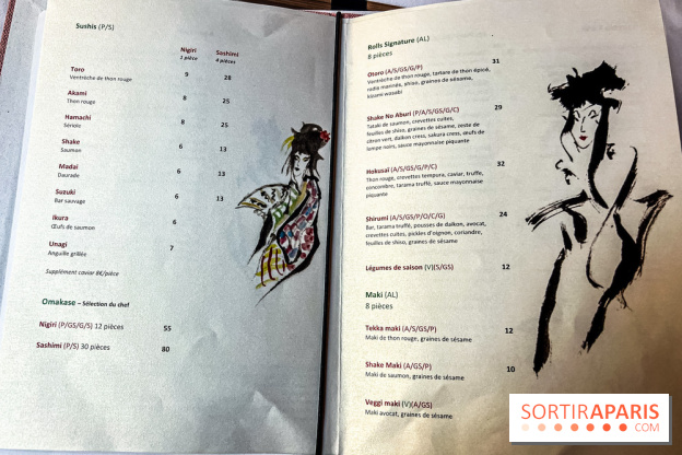 Hokusai - restaurant japonais fusion - Paris 16e - les photos  - carte - menu