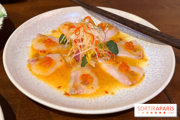 Kiku - Carpaccio de daurade royale