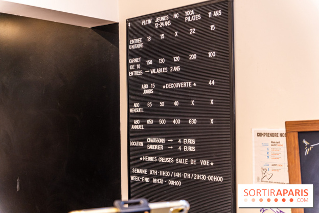 Climbing District Sèvres-Lecourbe, la salle d'escalade dans l'ancienne église Sainte-Rita dans le 15e -  A7C2075