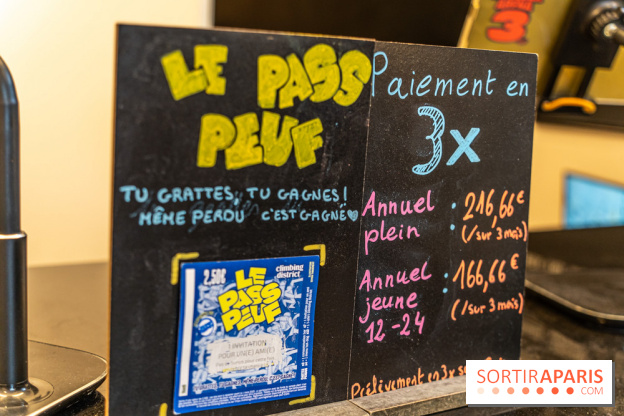 Climbing District Sèvres-Lecourbe, la salle d'escalade dans l'ancienne église Sainte-Rita dans le 15e -  A7C2076