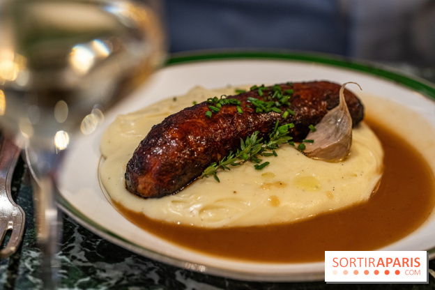 Le Bistro des Livres, le restaurant français pour les amoureux des bouquins -  saucisse purée 
