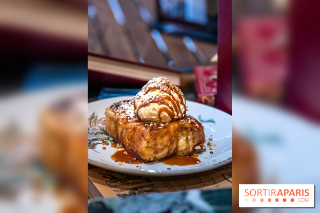 Le Bistro des Livres, le restaurant français pour les amoureux des bouquins -  pain perdu