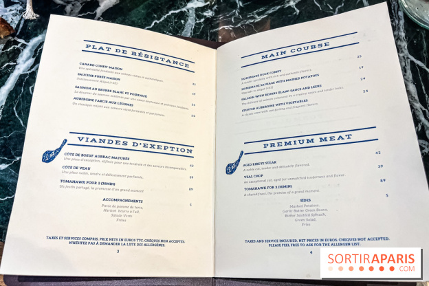 Le Bistro des Livres, le restaurant français pour les amoureux des bouquins - carte - menu