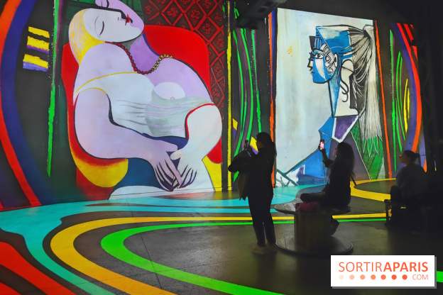 Picasso à l'Atelier des Lumières - Le Rêve, 1932, © Succession Picasso 2024