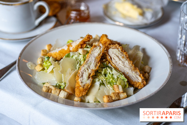 Le brunch confidentiel de l'Hotel Particulier de Montmartre -  salade ceasar