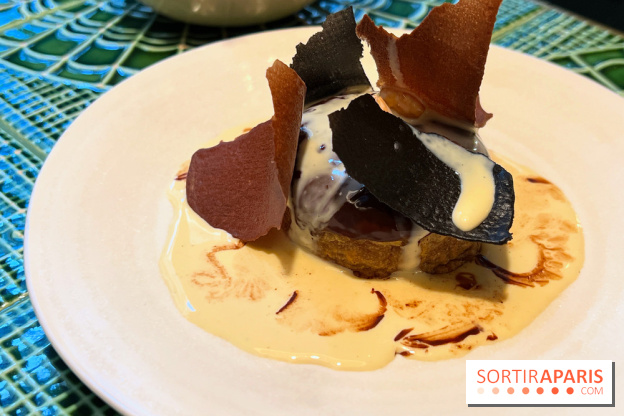 Le Christine - Mi-cuit noisette, glace Amaretto