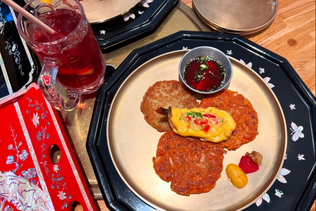 Sam Sun - Galettes de kimchi et crevettes