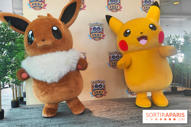 Pokémon Go Fest Paris 2025 - Pikachu et Evoli