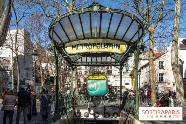 Station Abbesses - métro parisien - A7C02726