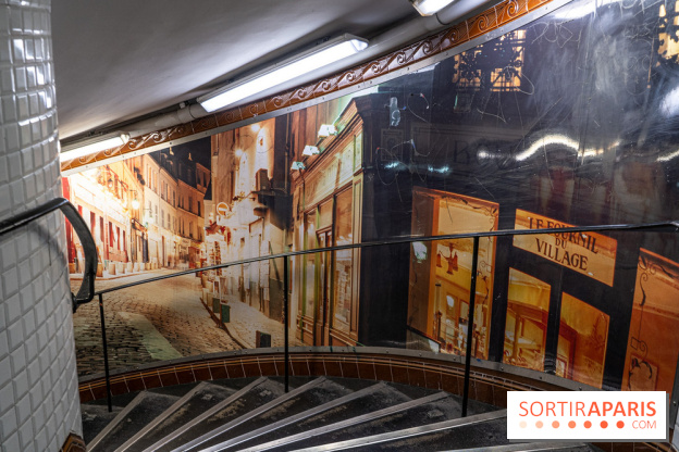 Station Abbesses - métro parisien