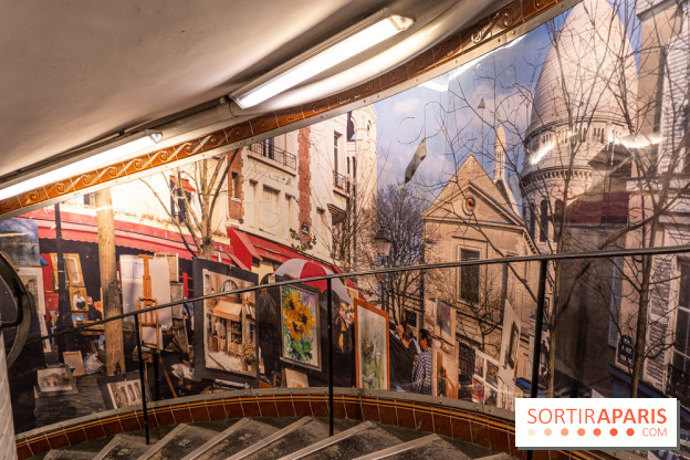 Station Abbesses - métro parisien