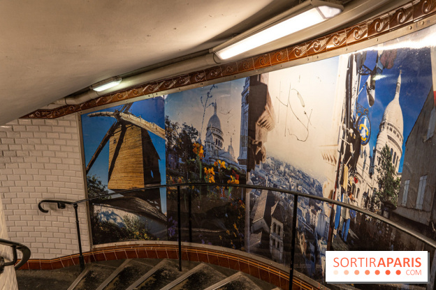 Station Abbesses - métro parisien