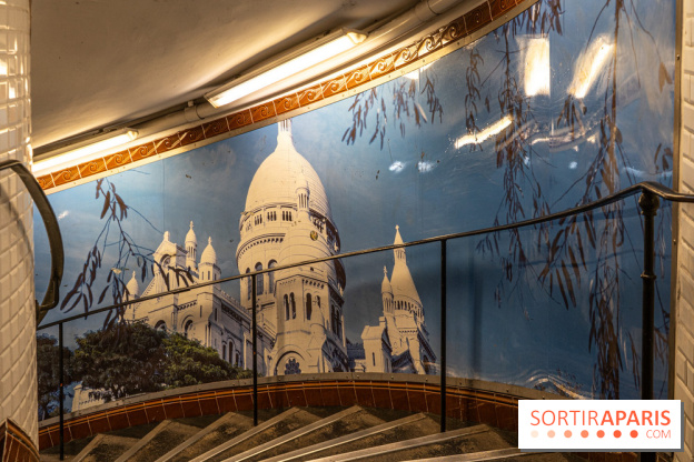 Station Abbesses - métro parisien