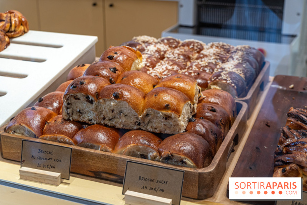 Chamboule boulangerie artisanale Paris 18e - brioches à la coupe