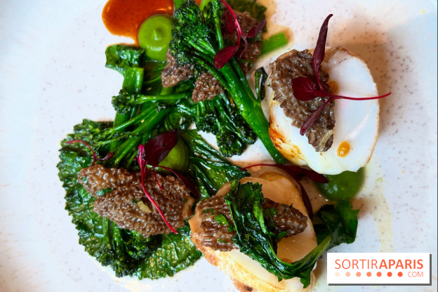 Colvert - Lotte au binchotan, morilles