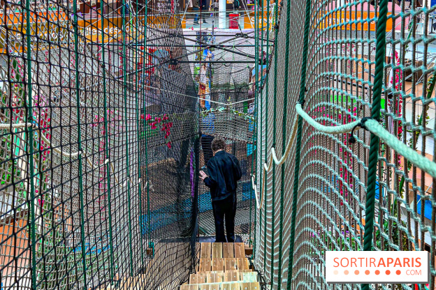 Green in the City : le labyrinthe suspendu à 19 mètres du sol à Beaugrenelle