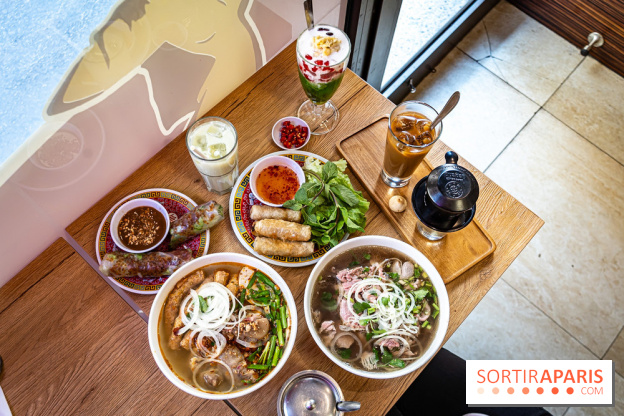 Ngoc Xuyen Saigon, le restaurant vietnamien du 13e aux bons pho et soupes de nouilles - table