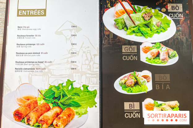 Ngoc Xuyen Saigon, le restaurant vietnamien du 13e aux bons pho et soupes de nouilles - menu 