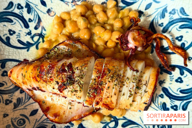 Ypseli - Calamars et pois chiches