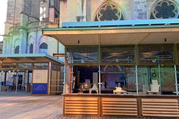 Le chantier de la Fabrique de la Flèche - Basilique de Saint-Denis