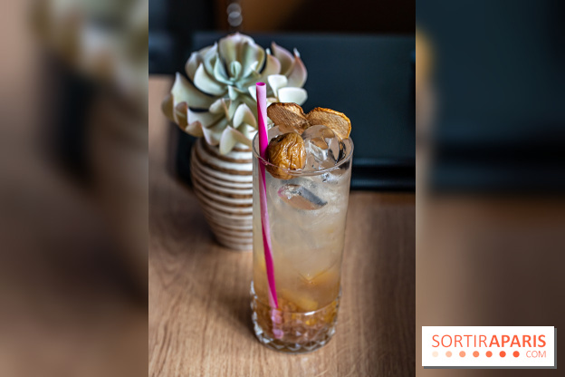 Buja restaurant végétarien thaï et Viet Paris 13e - photos - boisson prune 