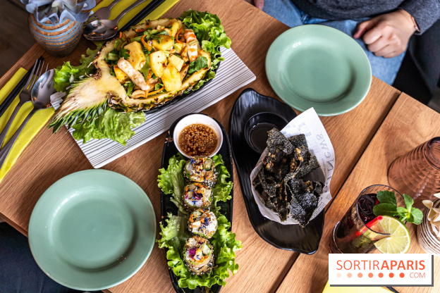 Buja restaurant végétarien thaï et Viet Paris 13e - photos - entrées