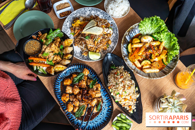 Buja restaurant végétarien thaï et Viet Paris 13e - photos - table