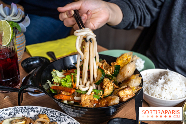 Buja restaurant végétarien thaï et Viet Paris 13e - photos - bo bun coco