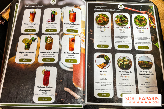Buja restaurant végétarien thaï et Viet Paris 13e - photos - carte - menu