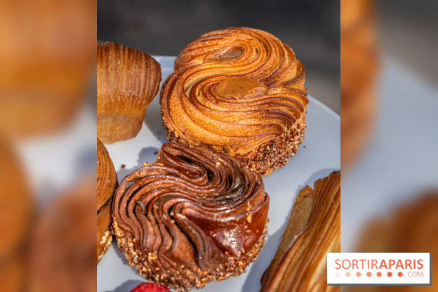 La boulangerie de Christophe Louie lance les nouvelle viennoiseries folles d'Anthony Nguyen - Roulé Choco et caramel Hochicha