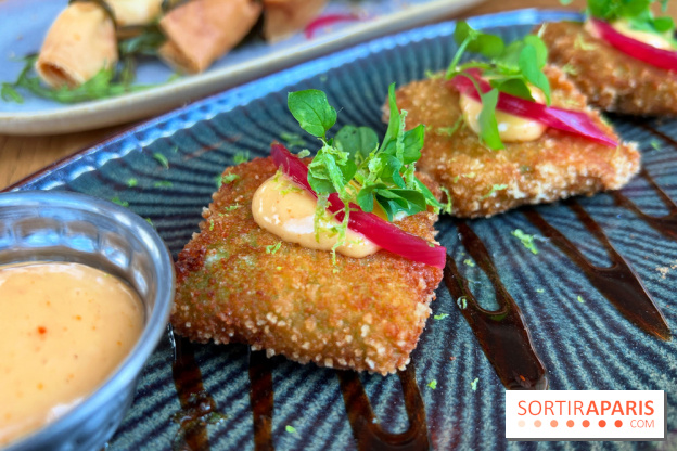 Amanie - Arancini petits pois et menthe