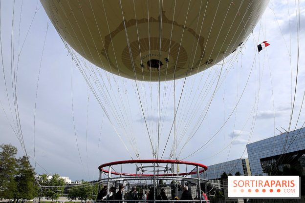 Ballon de Paris au parc André-Citroën : nos photos du vol à bord de l'aéronef - Vol Ballon Generali 