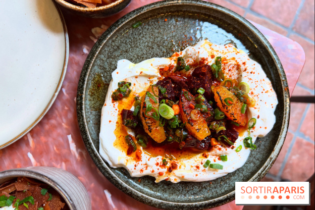 Mazmez - Labné betteraves et agrumes rôtis