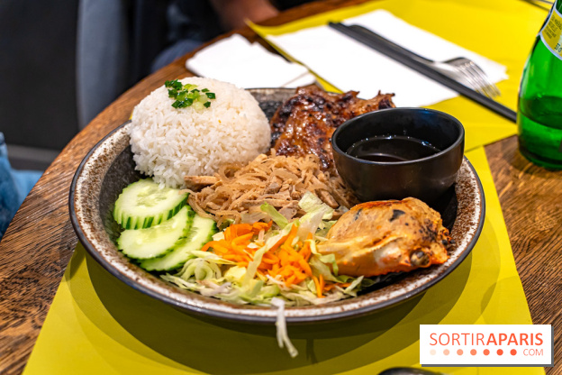 Comme au Vietnam, restaurant vietnamien Paris 13e - cơm thịt nướng chả cua bì