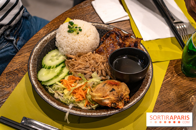 Comme au Vietnam, restaurant vietnamien Paris 13e - cơm thịt nướng chả cua bì