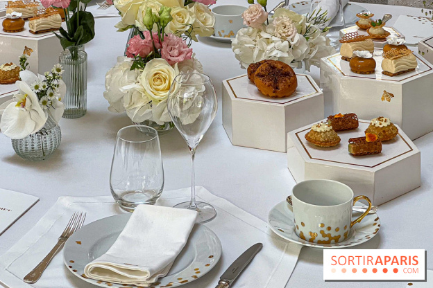 Tea Time griffé Chaumet au Peninsula Paris : le miel sublimé sous toutes ses formes par Anne Coruble