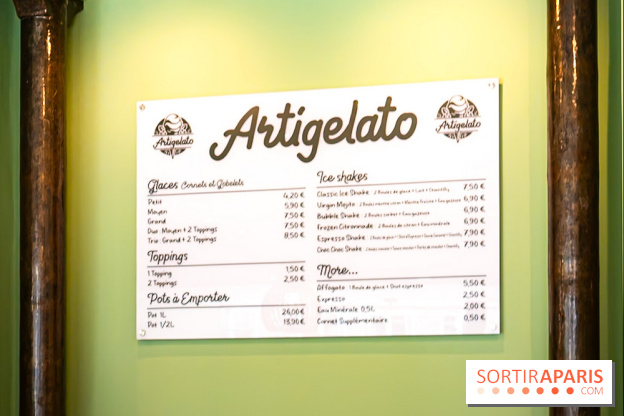 Artigelato, le nouveau glacier du 9e, près de l'Opéra