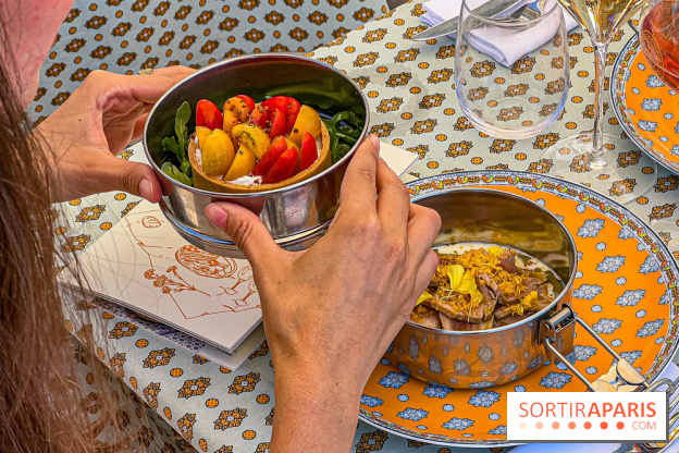 La terrasse estivale du Printemps Haussmann 2025 avec vue sur Paris et la Tour Eiffel  - image00046