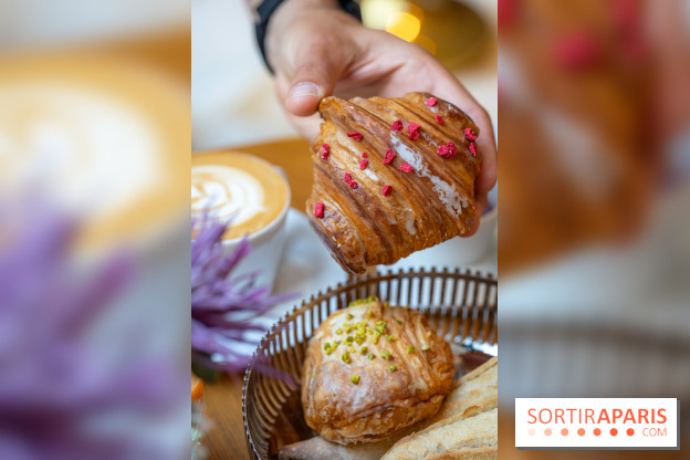 Le brunch de Pierre Hermé à Beaupassage  - croissant Ispahan 