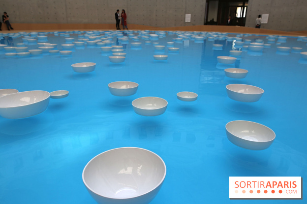 Clinamen, nos photos de l'une installation aquatique et musicale à la Bourse de Commerce - Clinamen Bourse de Commerce 9 fotor 2025060615218