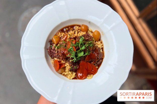 Le Bon Bock - Joue de boeuf braisée coquillettes