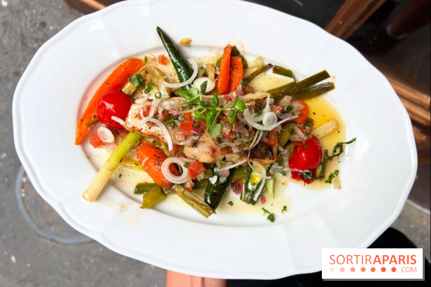 Le Bon Bock - Pavé de lieu jaune