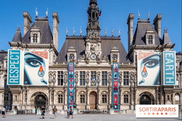 Hôtel de Ville - De Paris à Belem - Forêt Urbaine - Obey  - A7C03043